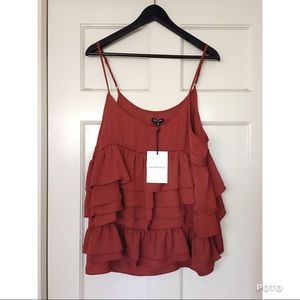 NWT Who What Wear Tiered Cami